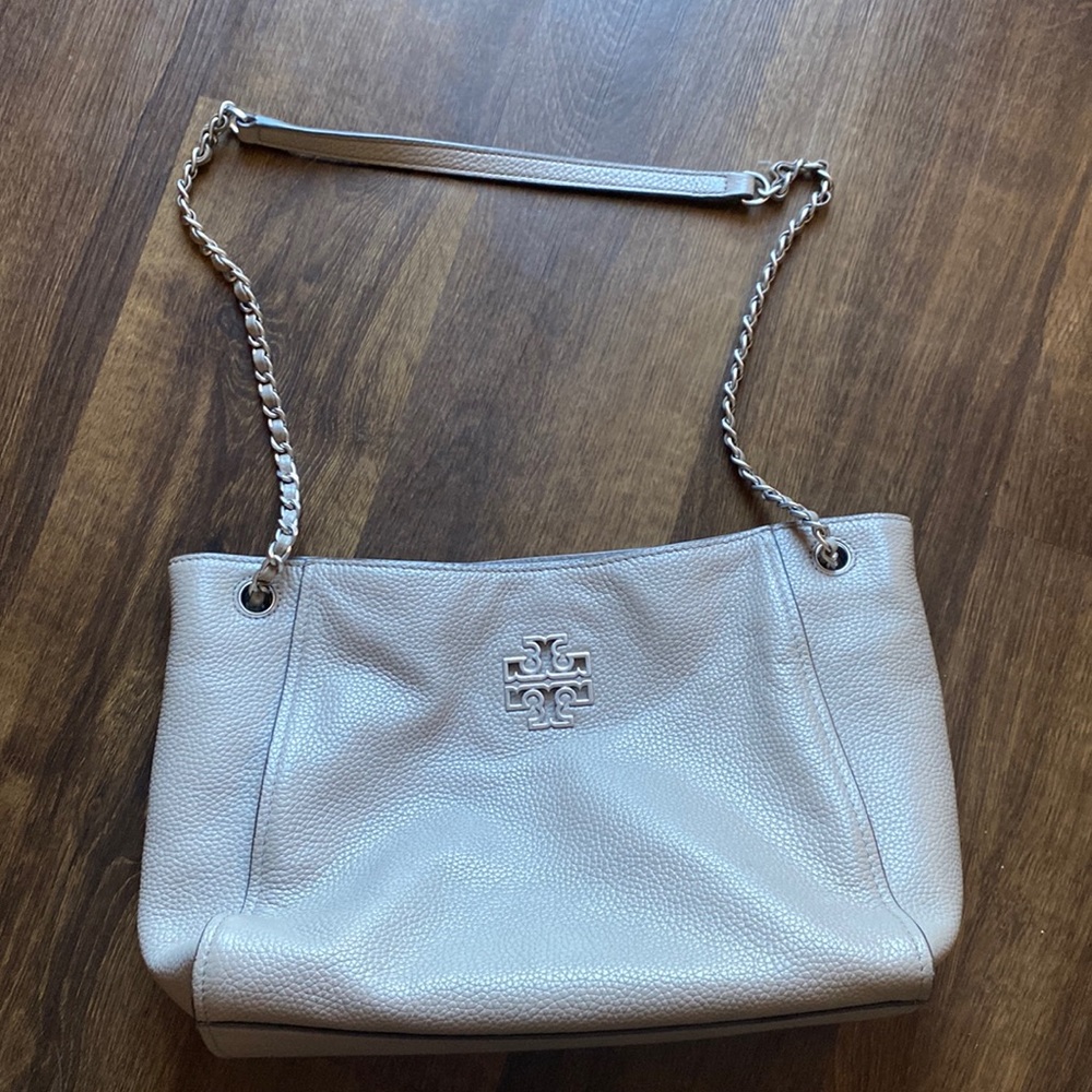 Tory Burch grey shoulder bag